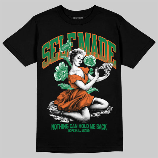 Green Sneakers DopeSkill T-Shirt Self Made Graphic Streetwear - Black