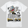 Jordan 10 OG “Steel” DopeSkill T-Shirt Born To Be Rich Graphic Streetwear - White