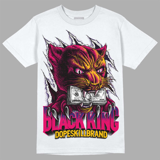 Jordan 3 Retro SP J Balvin Medellín Sunset DopeSkill T-Shirt Black King Graphic Streetwear - White