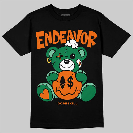 Green Sneakers DopeSkill T-Shirt Endeavor Graphic Streetwear - Black