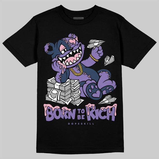 Jordan 11 "Mojave" DopeSkill T-Shirt Born To Be Rich Graphic Streetwear - black