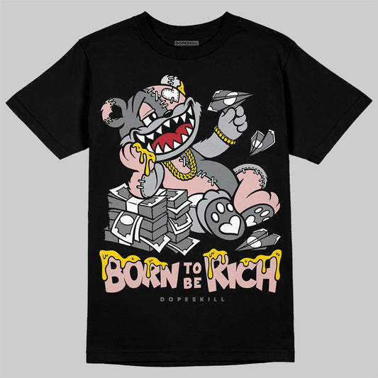 ASICS Gel-1130 'White Neutral Pink' DopeSkill T-Shirt Born To Be Rich Graphic Streetwear - Black