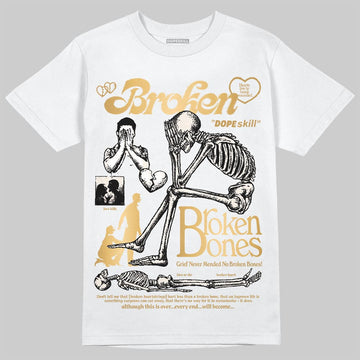 Jordan 11 Low “Mother’s Day” DopeSkill T-Shirt Broken Bones Graphic Streetwear - White