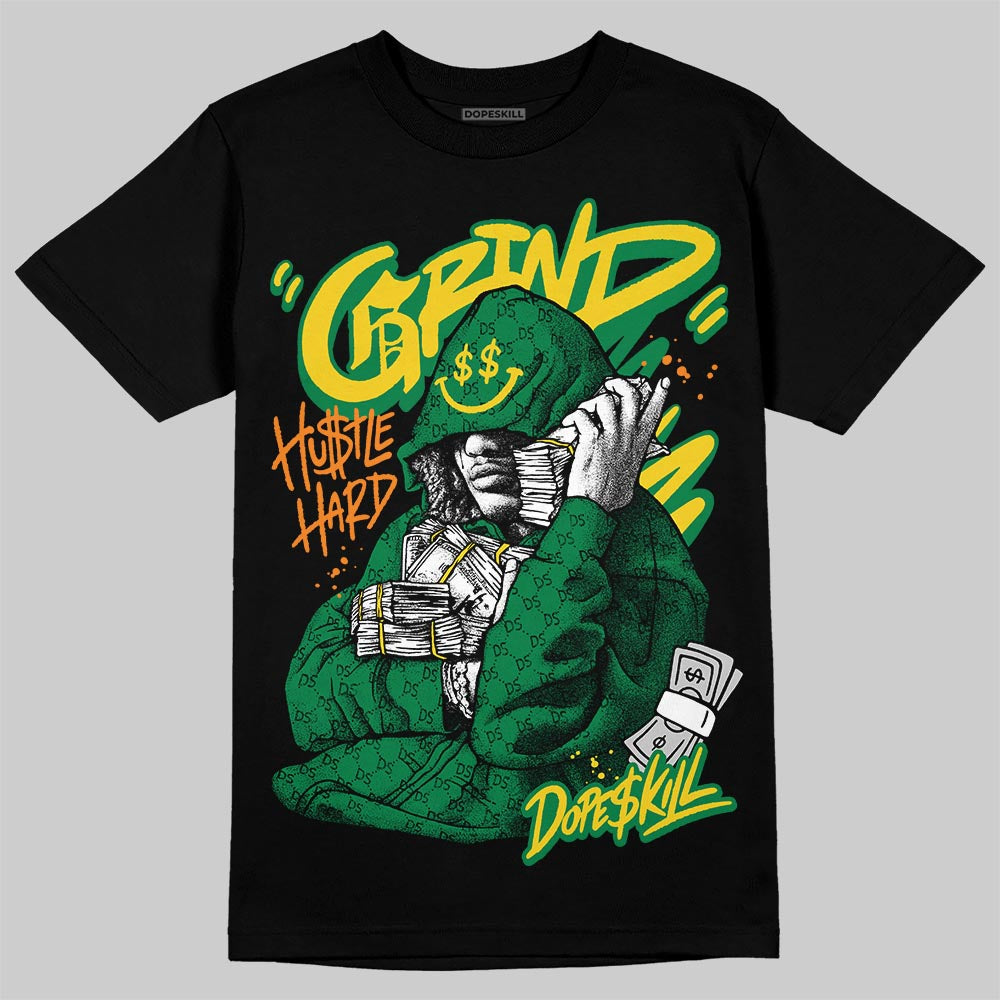 Green Sneakers DopeSkill T-Shirt Grind Pray Graphic Streetwear - Black
