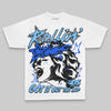 Royal Blue Oversize Print Got It Out The Mud DopeSkill Graphic Premium T-shirt Streetwear - White