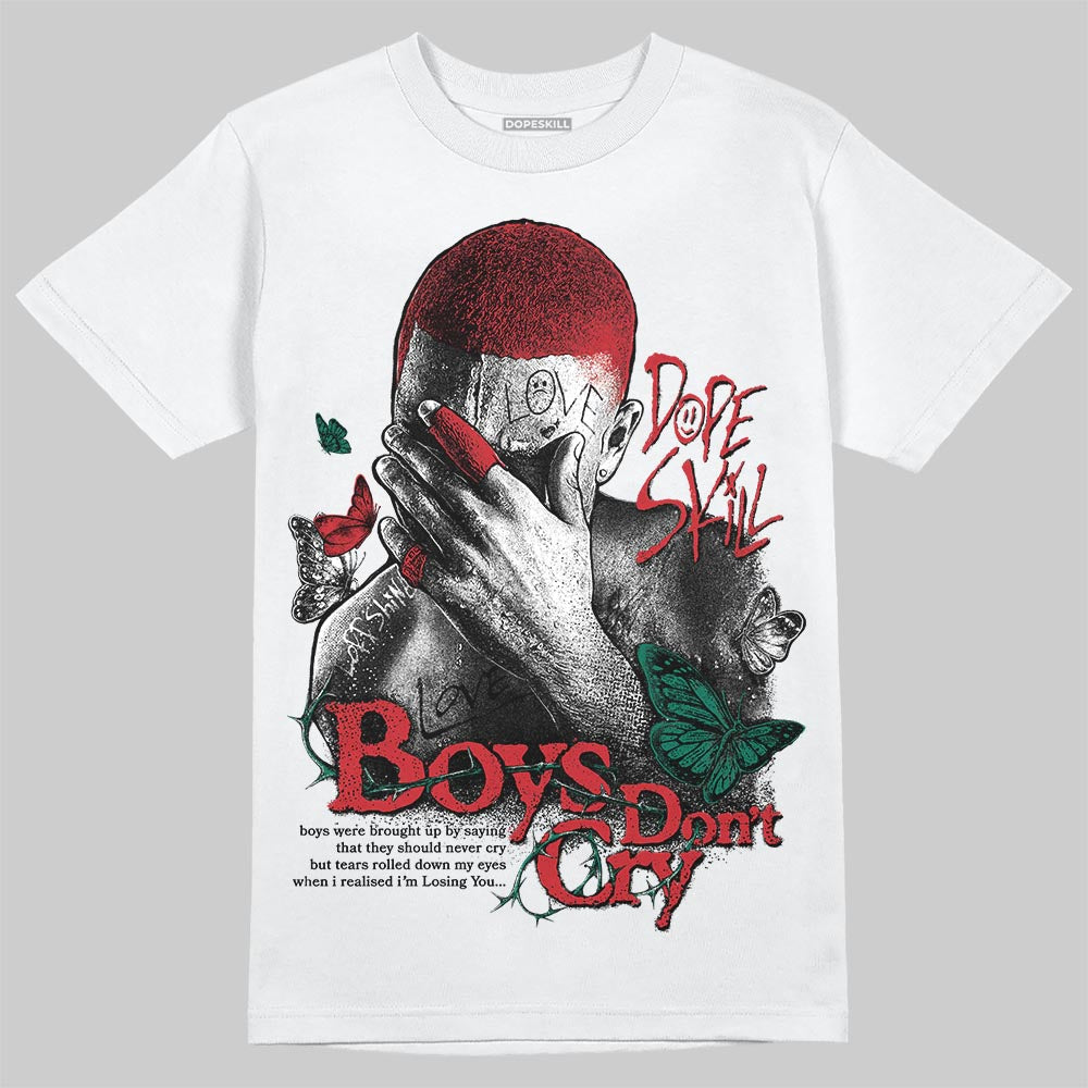 Jordan 3 Mexico 'El Vuelo' DopeSkill T-Shirt Boys Don't Cry Graphic Streetwear - White 