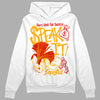 Jordan 7 Citrus DopeSkill Hoodie Sweatshirt Speak It Graphic Streetwear - White