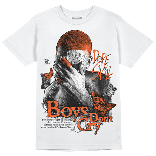 Jordan 3 Georgia Peach DopeSkill T-Shirt Boys Don't Cry Graphic Streetwear - WHite