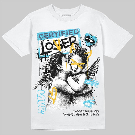 Jordan 11 Retro Gamma Blue (2025) DopeSkill T-Shirt Certified Lover Graphic Streetwear - White
