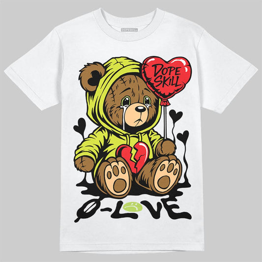 Air Max 90 x Patta Cyber and Particle Grey DopeSkill T-Shirt Broken Bear Graphic Streetwear - White 