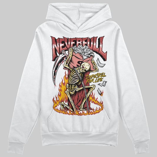 Jordan 13 “Dune Red” DopeSkill Hoodie Sweatshirt Heartless Graphic Streetwear - White