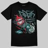 ASICS Gel-1130 'White Dark Neptune' DopeSkill T-Shirt Break Through Graphic Streetwear - Black