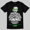 Green Sneakers DopeSkill T-Shirt Scared Money Don't Make No Money Graphic Streetwear - Black