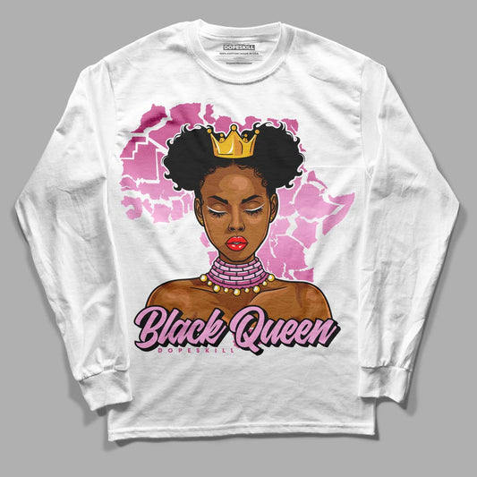 Little Posite One Polarized Pink (GS) DopeSkill Long Sleeve T-Shirt Black Queen Graphic Streetwear - White