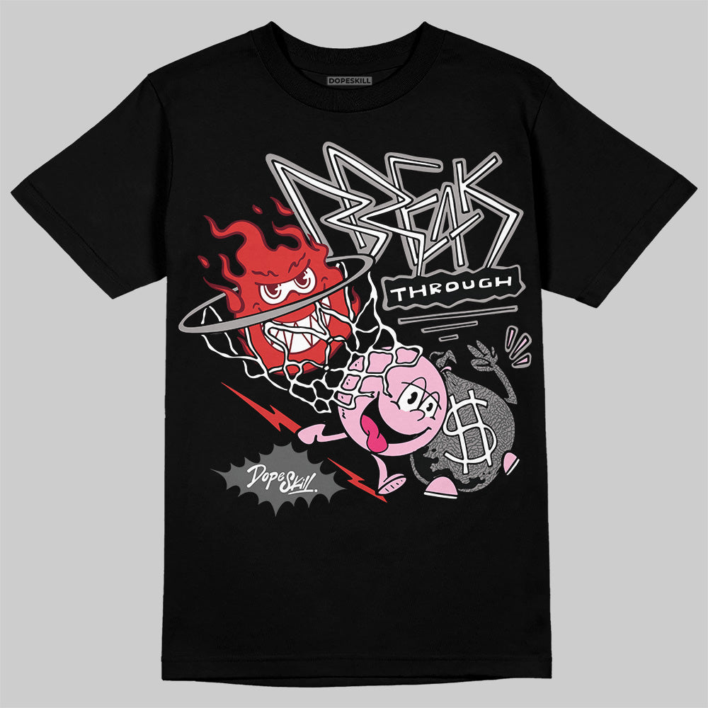 Jordan 3 “Wings” DopeSkill T-Shirt Break Through Graphic Streetwear - Black