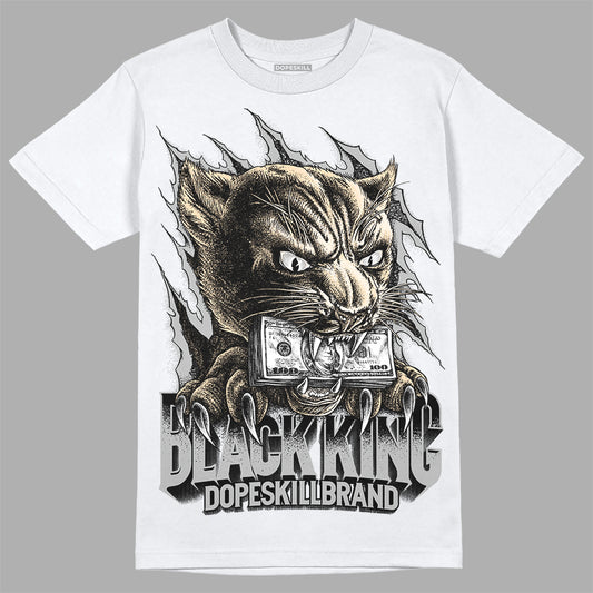 Dunk Low Cool Grey DopeSkill T-Shirt Black King Graphic Streetwear - White 