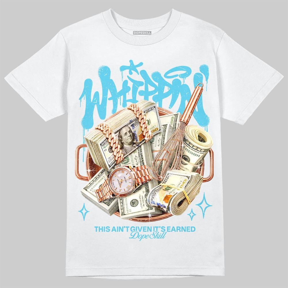 Jordan 11 Gamma Blue DopeSkill T-Shirt Whippin Graphic Streetwear - White