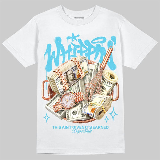 Jordan 11 Gamma Blue DopeSkill T-Shirt Whippin Graphic Streetwear - White