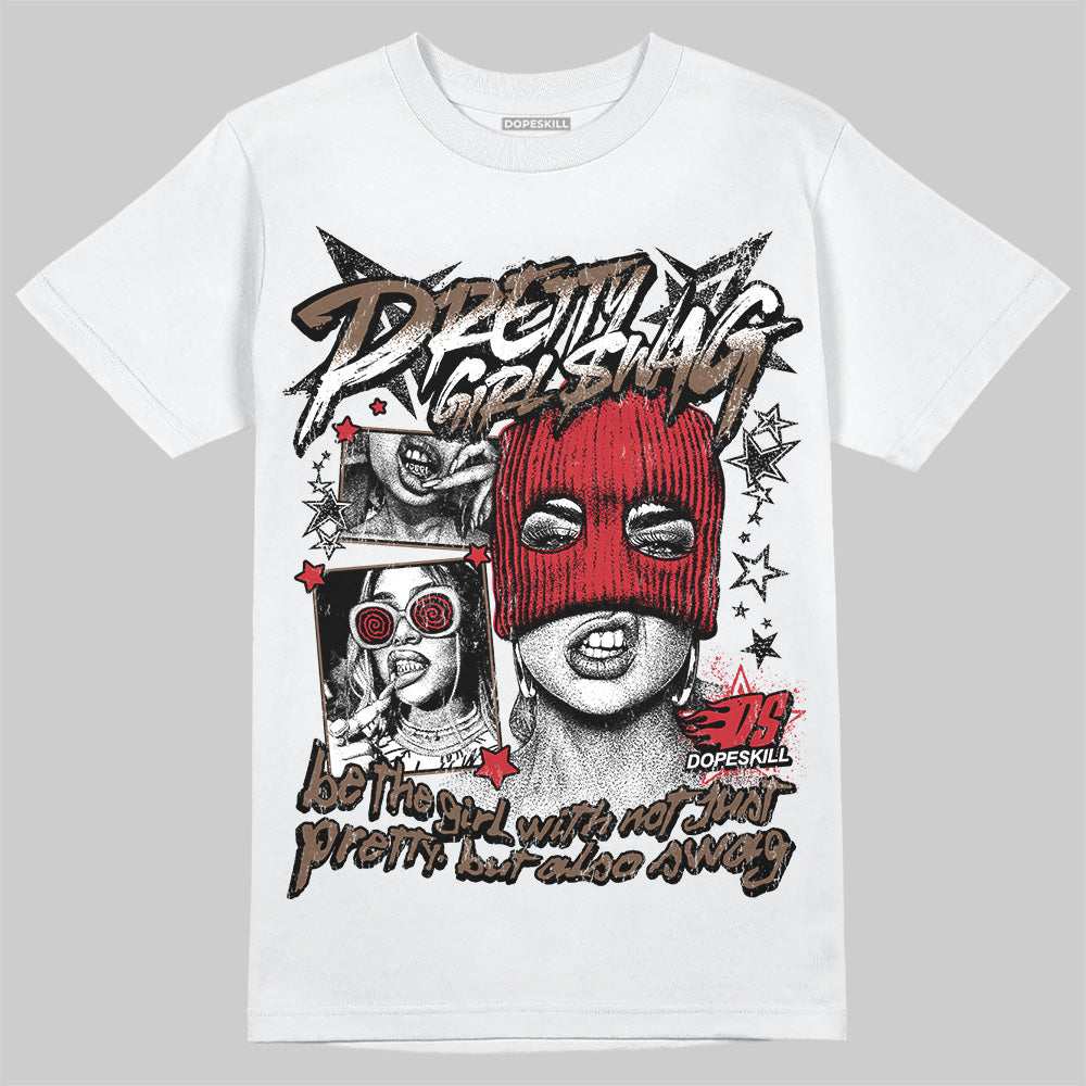 Jordan 9 'Olive' DopeSkill T-Shirt Pretty Girl Swag Graphic Streetwear - White 