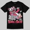 Jordan 5 Low “Peanut Butter Jelly” DopeSkill T-Shirt Born To Be Rich Graphic Streetwear - Black