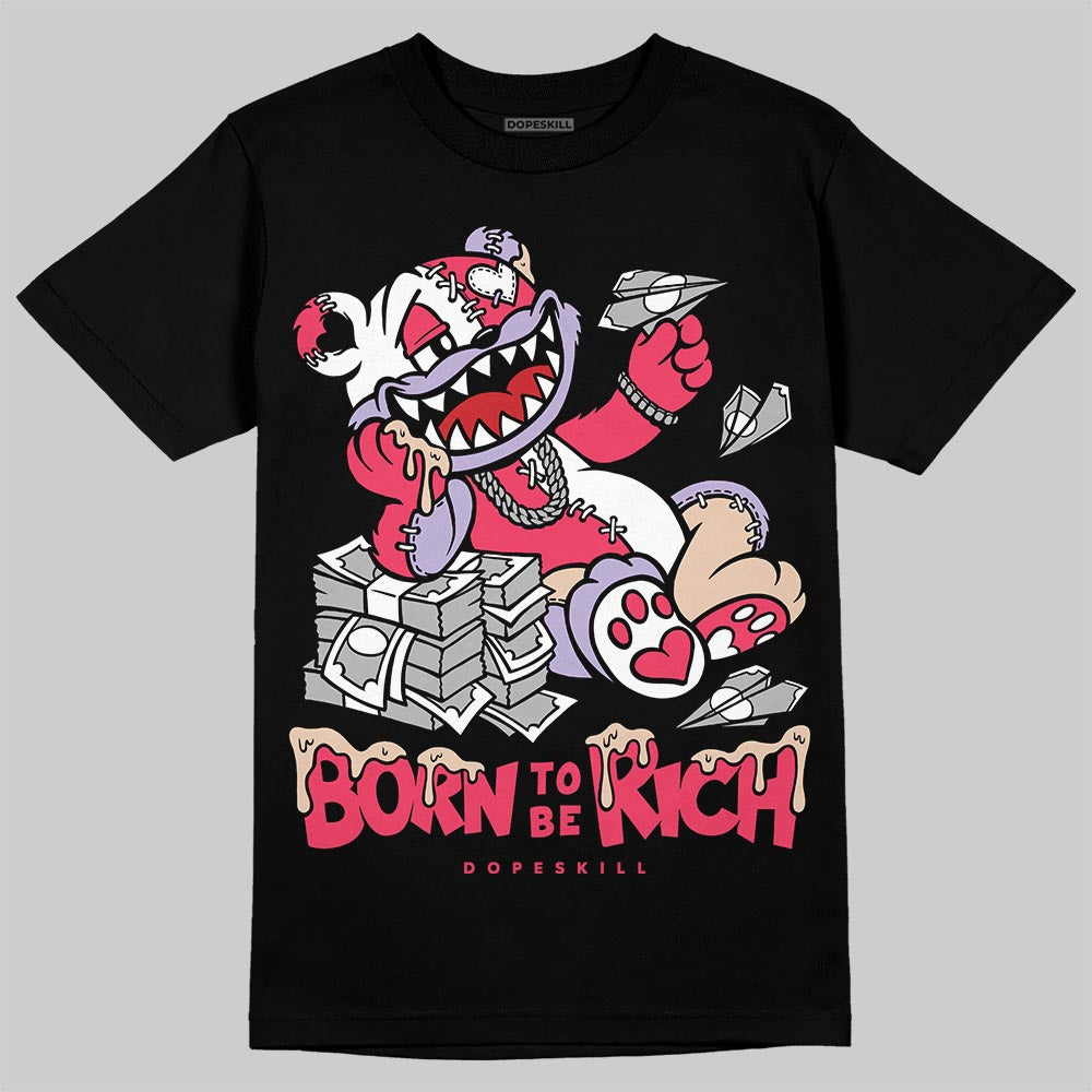 Jordan 5 Low “Peanut Butter Jelly” DopeSkill T-Shirt Born To Be Rich Graphic Streetwear - Black