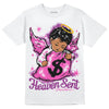 Jordan 4 GS “Hyper Violet” DopeSkill T-Shirt Heaven Sent Graphic Streetwear - White