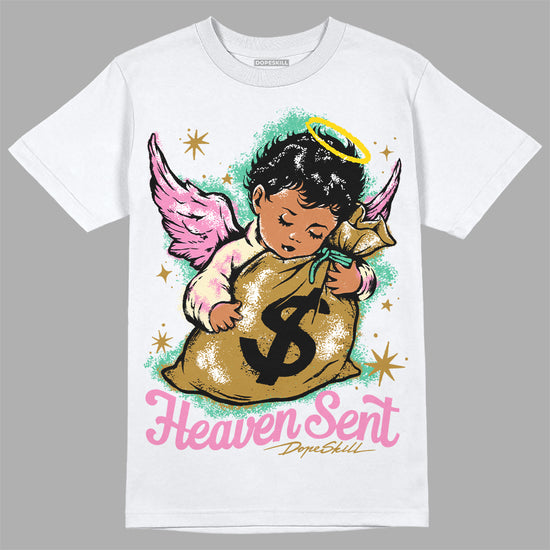 Parris Goebel x WMNS Dunk Low 'Playful Pink’ DopeSkill T-Shirt Heaven Sent Graphic Streetwear - White 