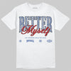 Jordan Spizike Low “Storm Blue” DopeSkill T-Shirt Better Myself Graphic Streetwear - White