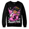 Jordan 4 GS “Hyper Violet” DopeSkill Sweatshirt Heaven Sent Graphic Streetwear - Black