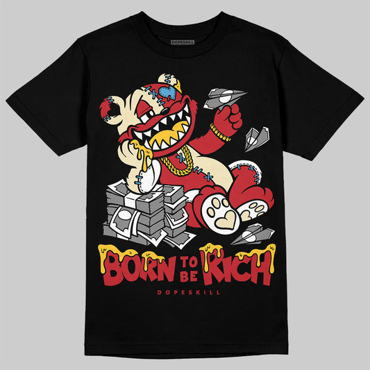 Union LA x Air Jordan 1 High OG “Chicago/Shadow” DopeSkill T-Shirt Born To Be Rich Graphic Streetwear - Black