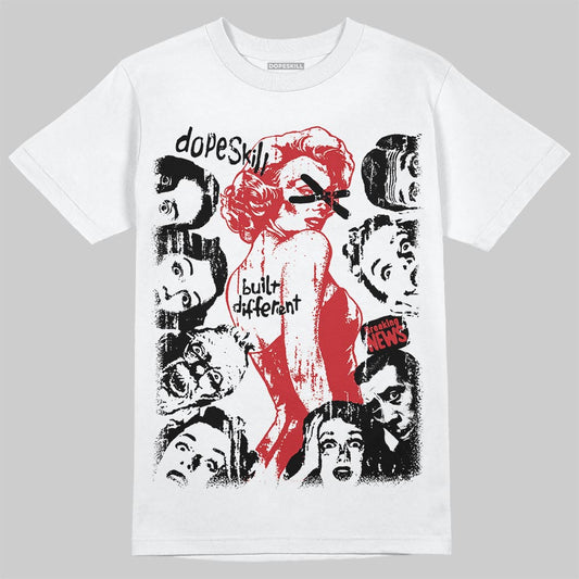 Air Max Uptempo 95 “Bulls Away” DopeSkill T-Shirt Built Different Graphic Streetwear - White