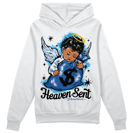 Jordan 11 Low “Space Jam” DopeSkill Hoodie Sweatshirt Heaven Sent Graphic Streetwear - White