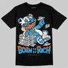 Jordan 1 High OG “UNC” Reimagined DopeSkill T-Shirt Born To Be Rich Graphic Streetwear - Black