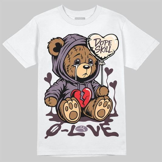 A Ma Maniere x Air Jordan 4 "Phantom" DopeSkill T-Shirt Broken Bear Graphic Streetwear - White 