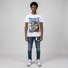“True Blue” 3s DopeSkill T-Shirt Pocket Change Graphic