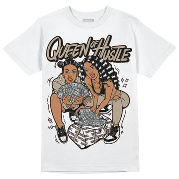 Jordan 1 High OG “Latte” DopeSkill T-Shirt Queen Of Hustle Graphic Streetwear - White