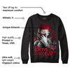 Red Thunder 4s DopeSkill Sweatshirt Boys Don't Cry Graphic