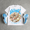 Foamposite Pro “UNC” DopeSkill T-Shirt Whippin Graphic