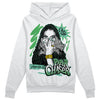 Jordan 1 High OG Green Glow DopeSkill Hoodie Sweatshirt NPC Graphic Streetwear - White