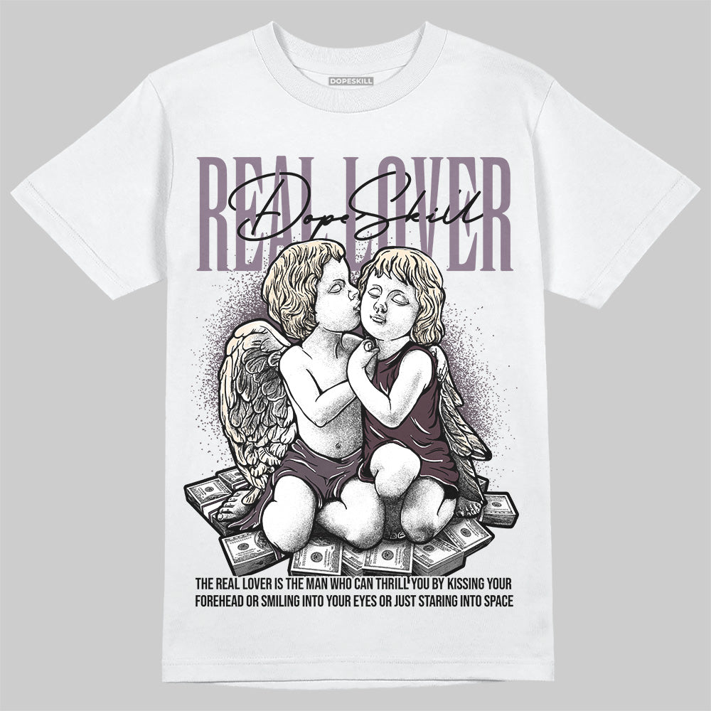 A Ma Maniére x Air Jordan 3 Black Violet Ore DopeSkill T-Shirt Real Lover Graphic Streetwear - White 