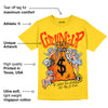 Yellow Ochre 6s DopeSkill Yellow T-shirt Money Bag Coming Up Graphic