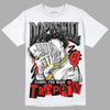 Jordan Spizike Low Bred DopeSkill T-Shirt Sorry I've Been Trappin Graphic Streetwear - White 