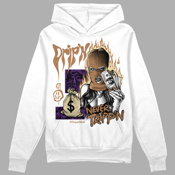 Jordan 6 WMNS Gore-Tex Brown Kelp DopeSkill Hoodie Sweatshirt Drip'n Never Tripp'n Graphic Streetwear - White