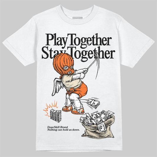 Jordan 3 “Starfish” DopeSkill T-Shirt Play together, Stay together Graphic Streetwear - White