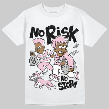 Jordan 5 OG “35th Anniversary” DopeSkill T-Shirt No Risk No Story Graphic Streetwear - White