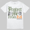 Jordan 4 Retro OG SP Undefeated (2025) DopeSkill T-Shirt Protect Me From Evil Graphic Streetwear - White