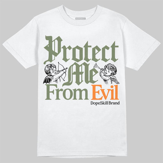 Jordan 4 Retro OG SP Undefeated (2025) DopeSkill T-Shirt Protect Me From Evil Graphic Streetwear - White