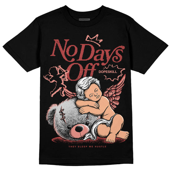 Jordan 13 “Dune Red” DopeSkill T-Shirt New No Days Off Graphic Streetwear - Black