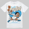 Jordan 1 High OG “UNC” Reimagined DopeSkill T-Shirt No Fake Love Graphic Streetwear  White