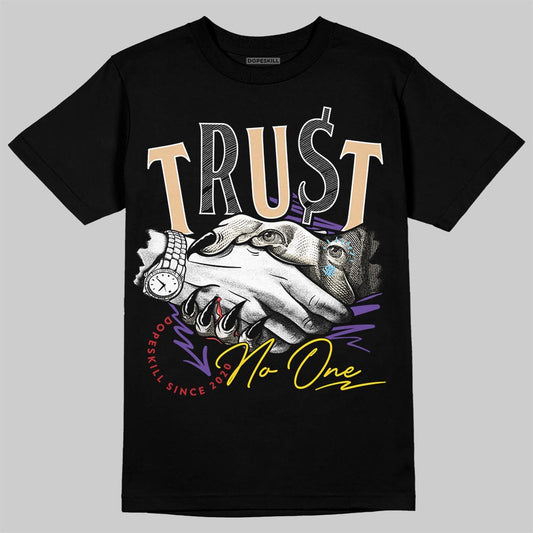 Jordan 17 Retro Low SP Infinite Archives DopeSkill T-Shirt Trust No One Graphic Streetwear - Black